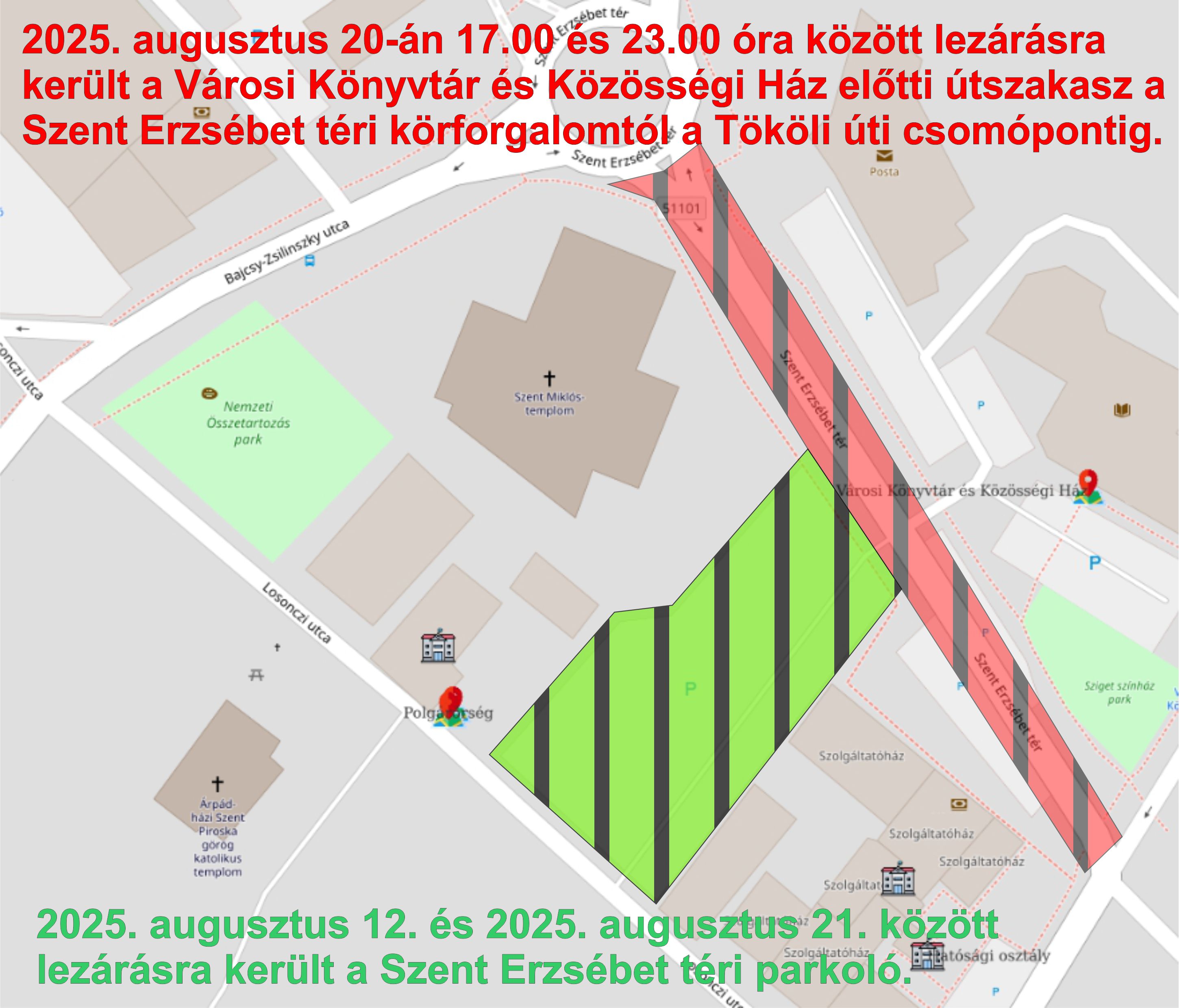 Forgalomkorlátozás a Summerfest ideje alatt