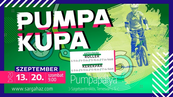 Sziget Pumpa Kupa - 2025. szeptember 13 és 20.