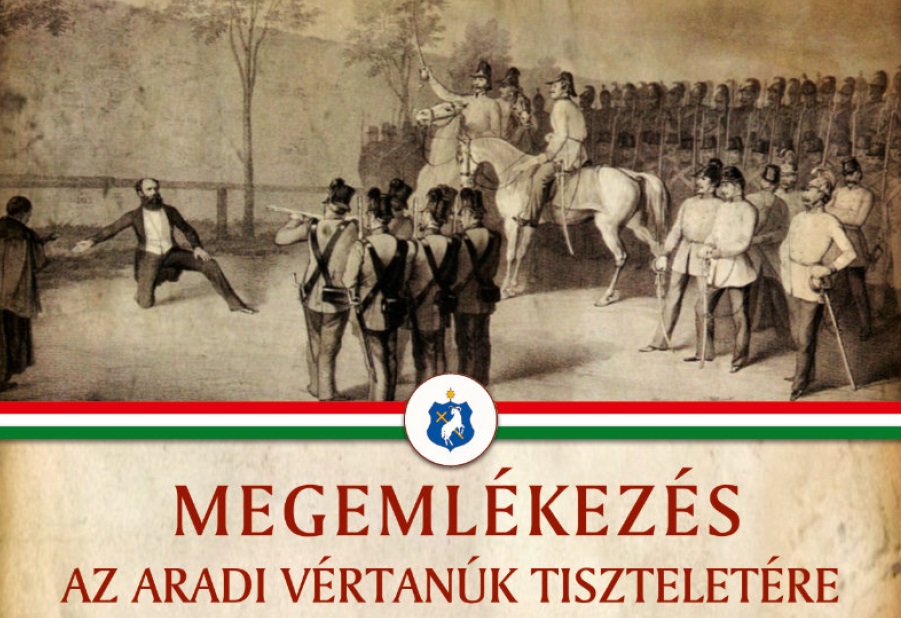 Megemlékezés az Aradi vértanúk tiszteletére