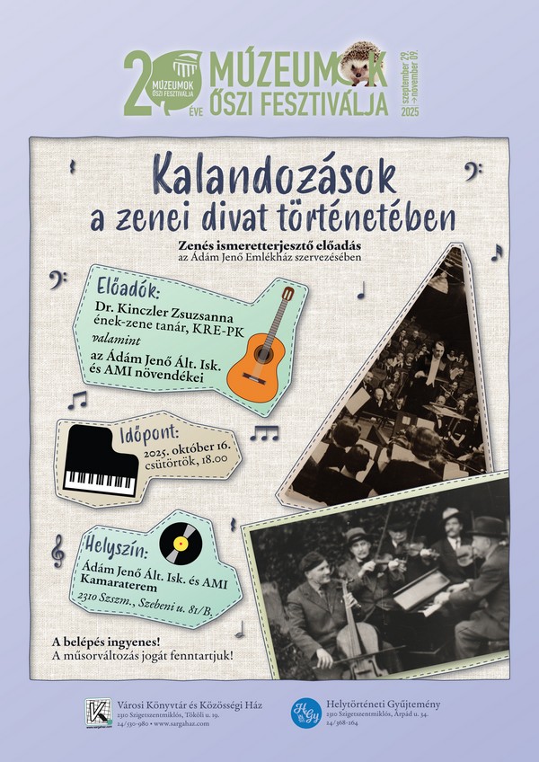 Zenei Kalandozások plakát