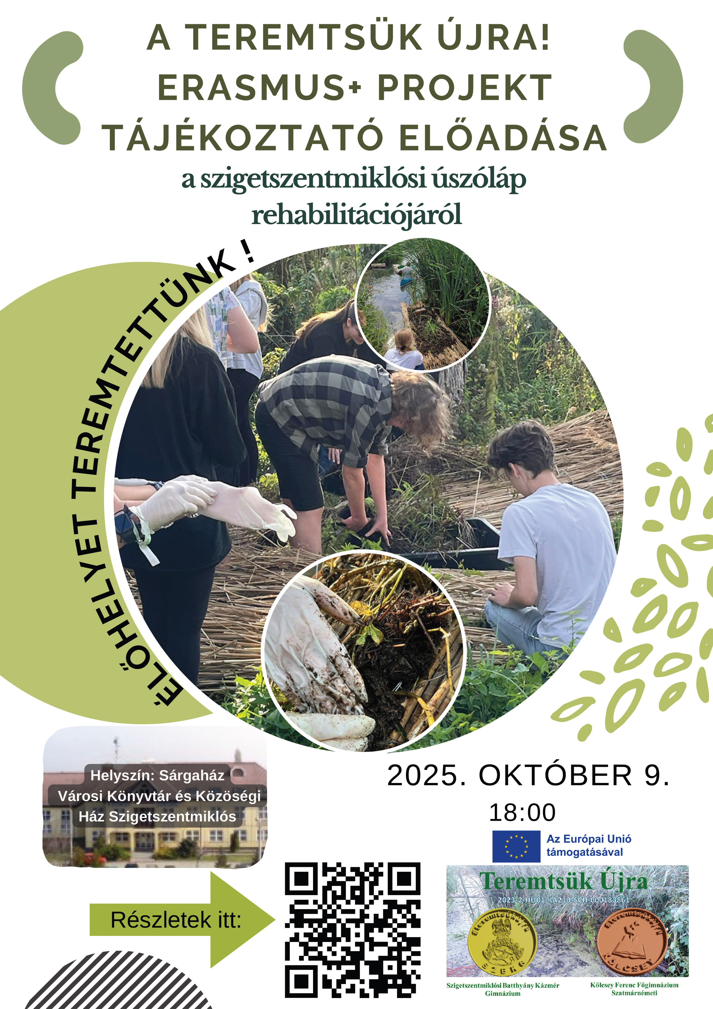 Úszóláp projekt zárórendezvény plakát
