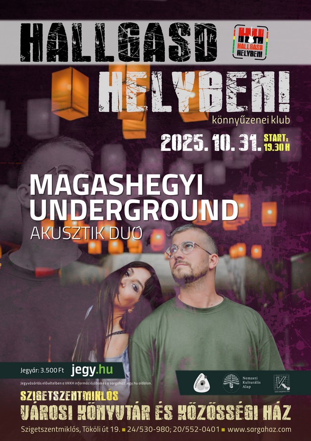 Hallgasd Helyben! plakát