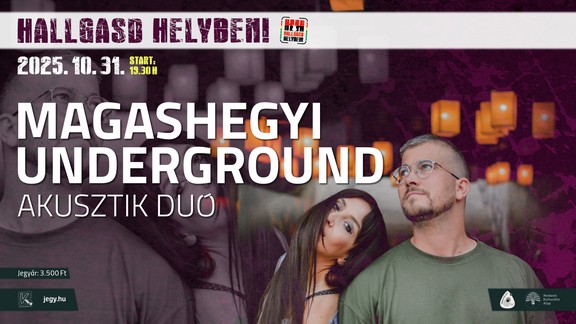 Meghívó a Magashegyi Underground akusztik duó estjére