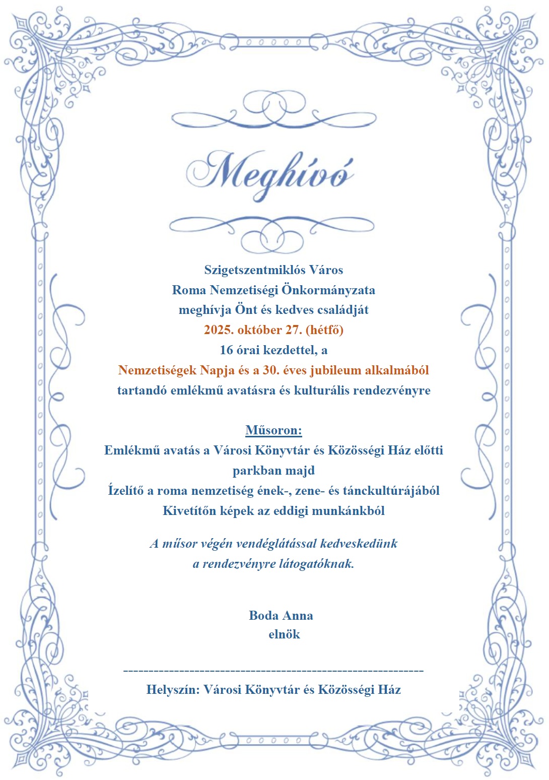 Meghívó