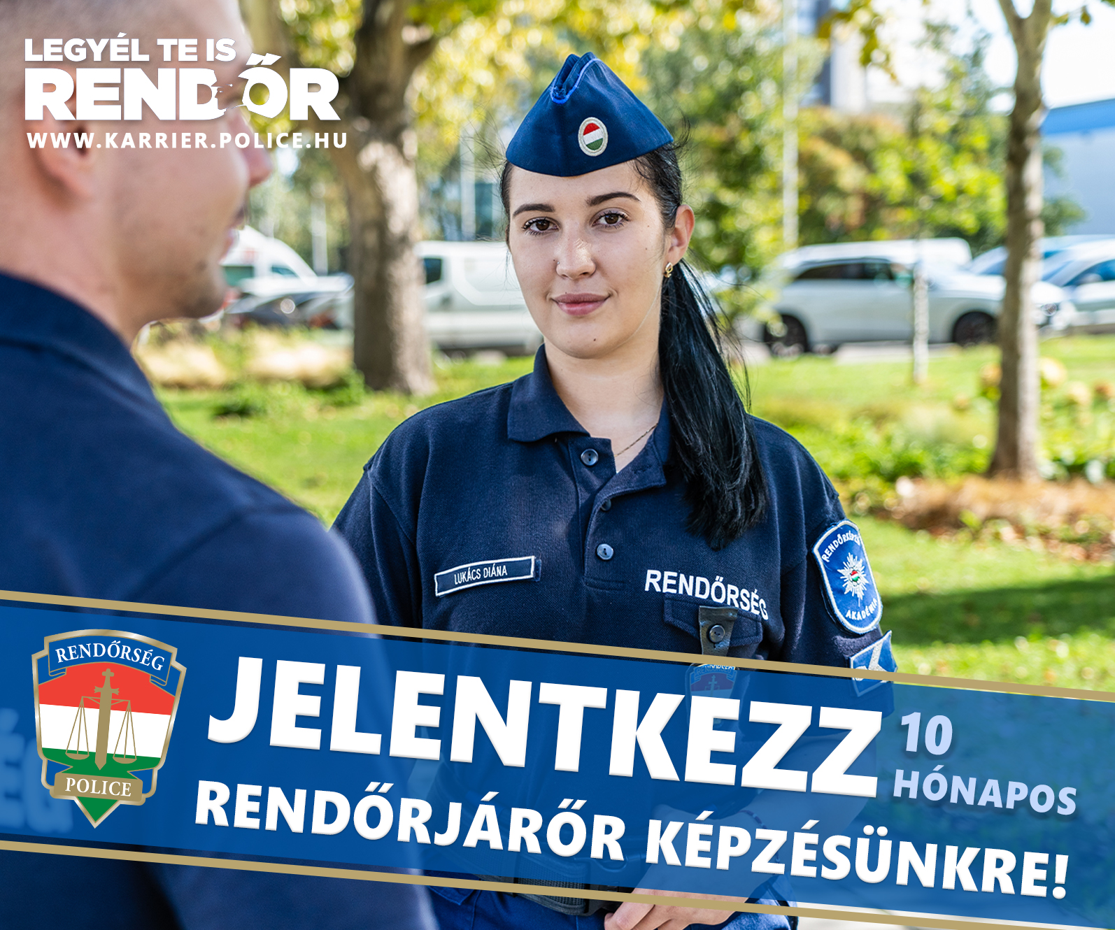 Rendőrjárőr képzés plakát