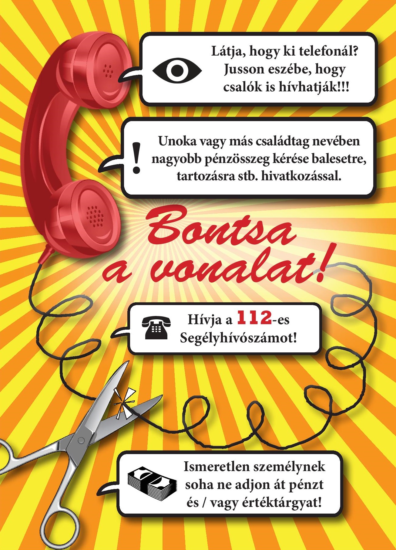 Bontsa a vonalat plakát