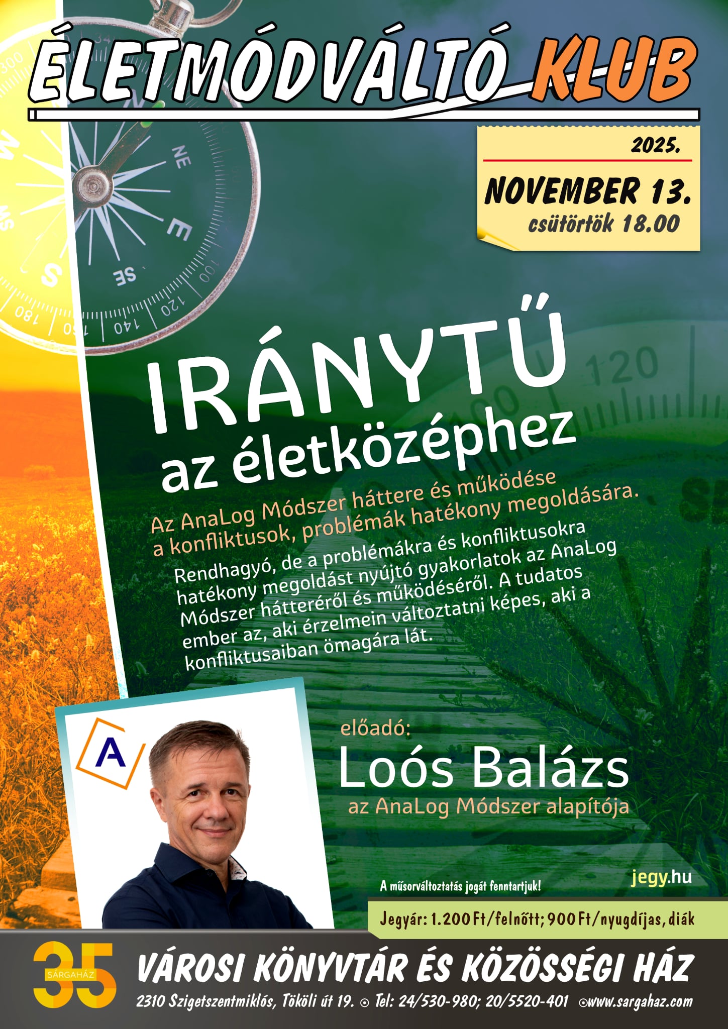 Életmódváltó Klub plakát