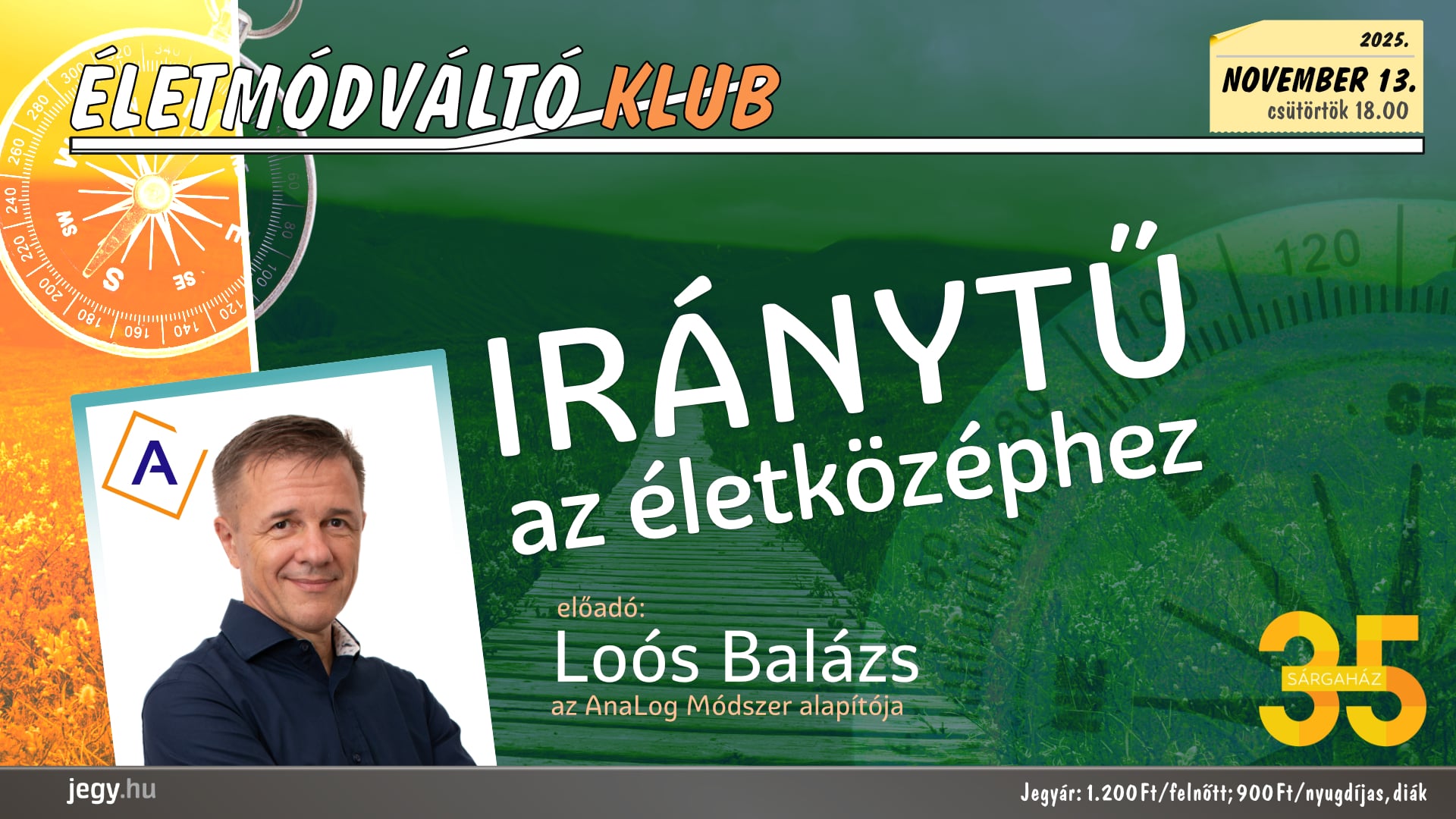 Életmódváltó Klub - Iránytű az Életközéphez