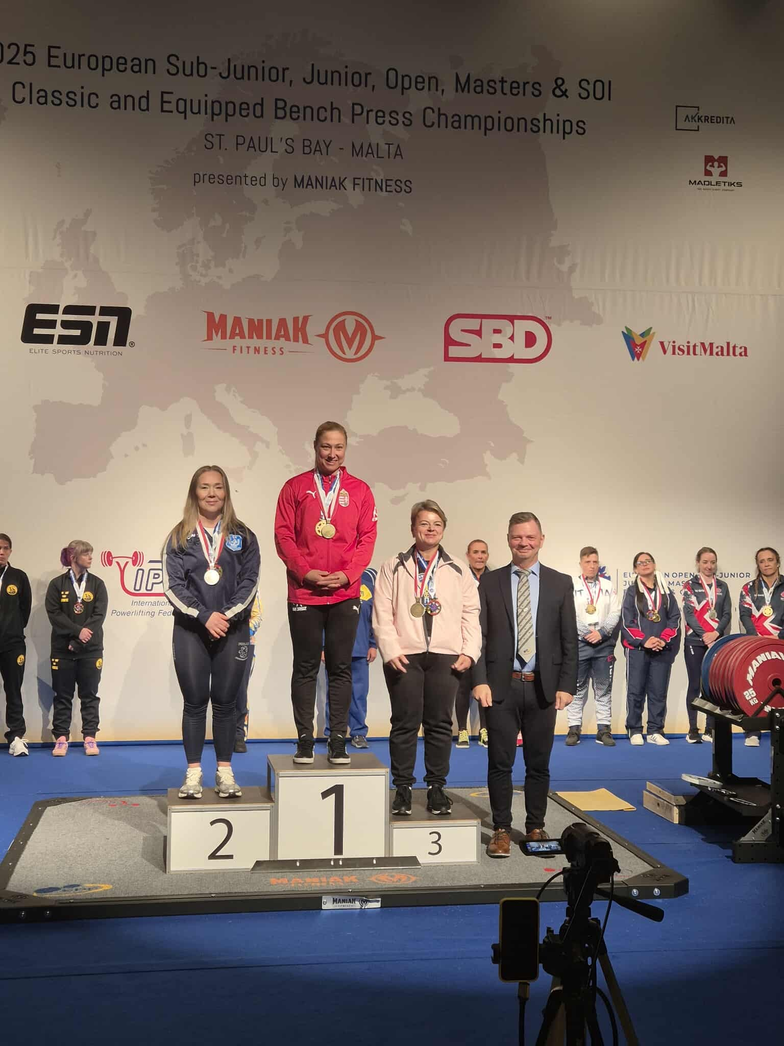 eredményhirdetésről készült fénykép