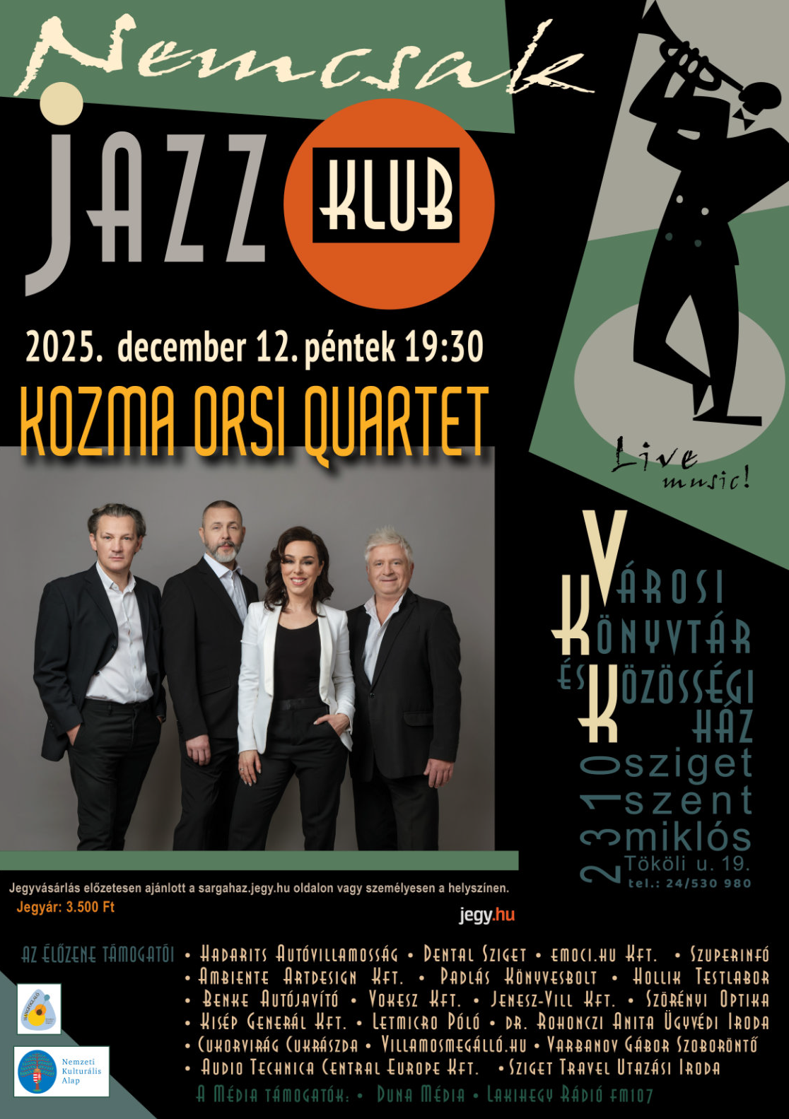 NemCsakJazzKlub plakát