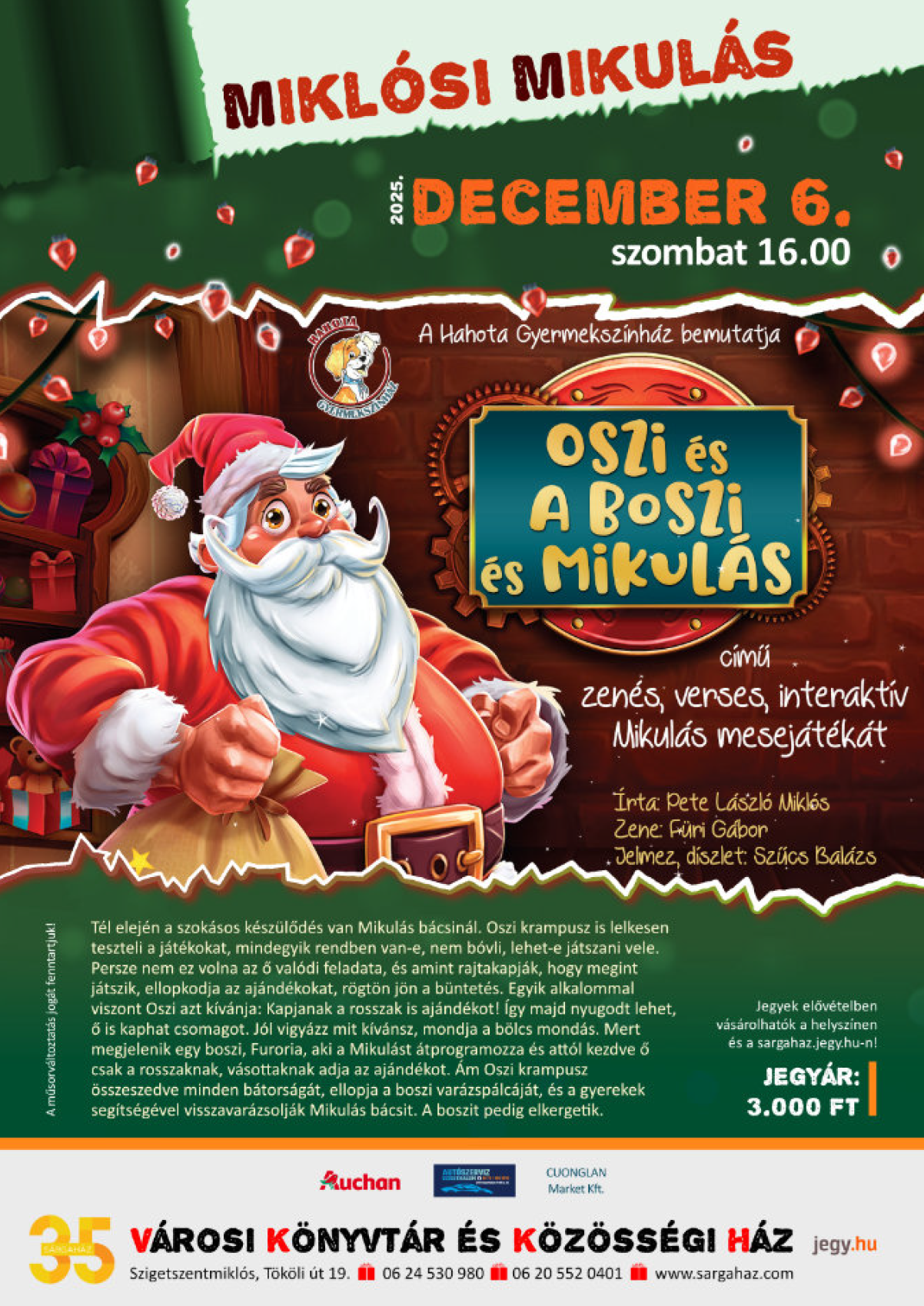 Miklósi Mikulás plakát