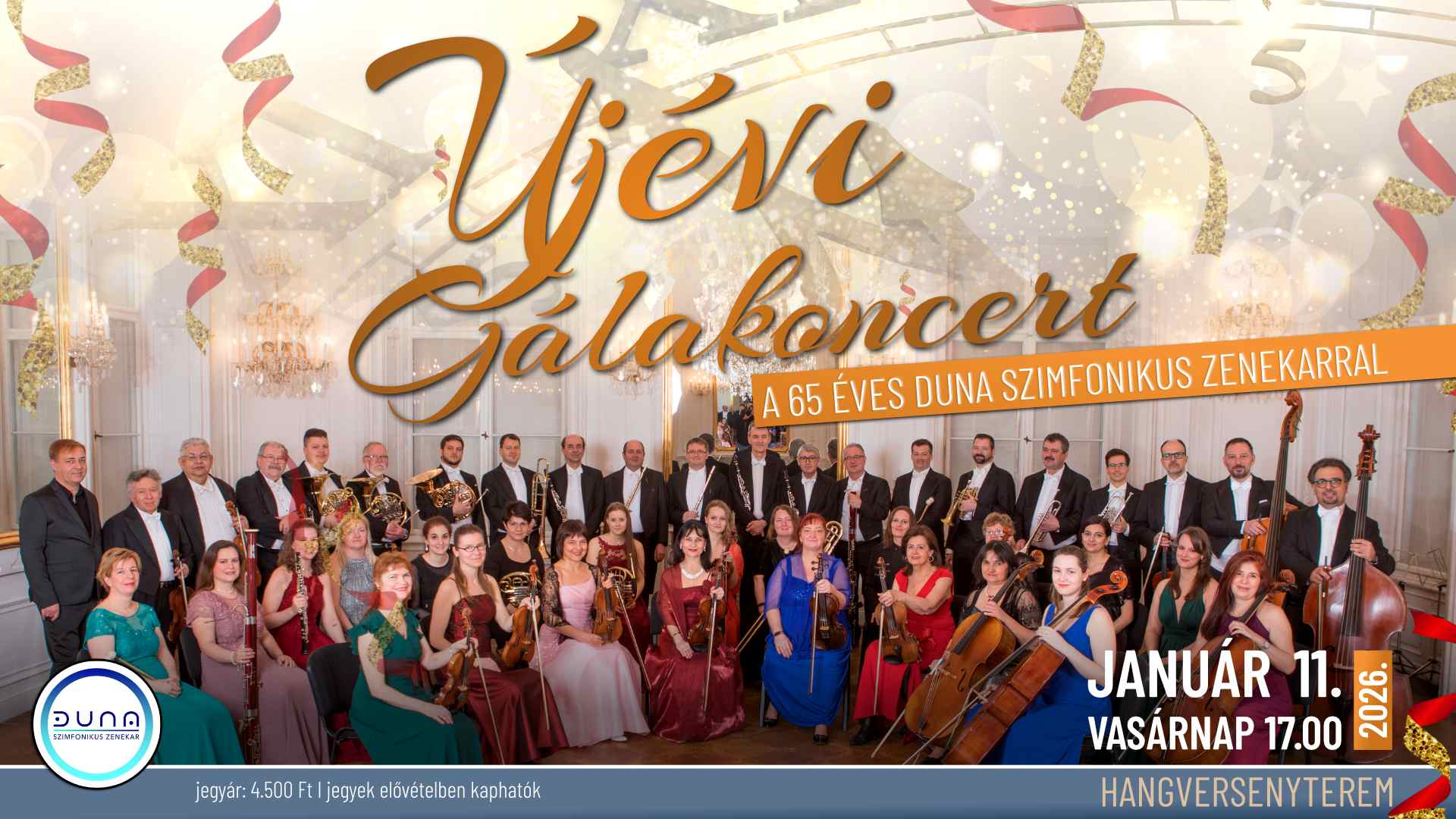 Újévi Gálakoncert a Duna Szimfonikus Zenekarral