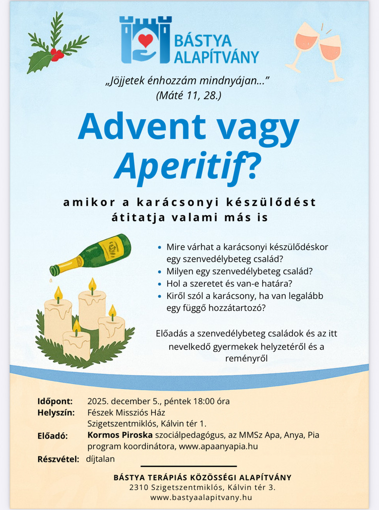 Advent vagy aperitif?