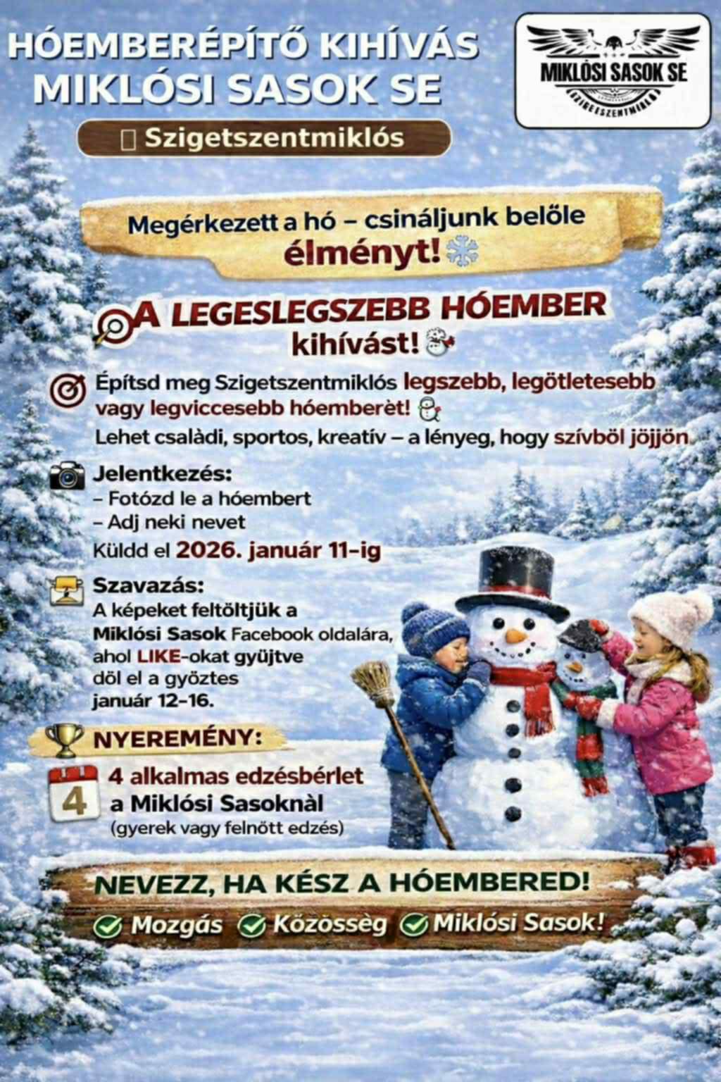 Indulhat a hóemberépítés!