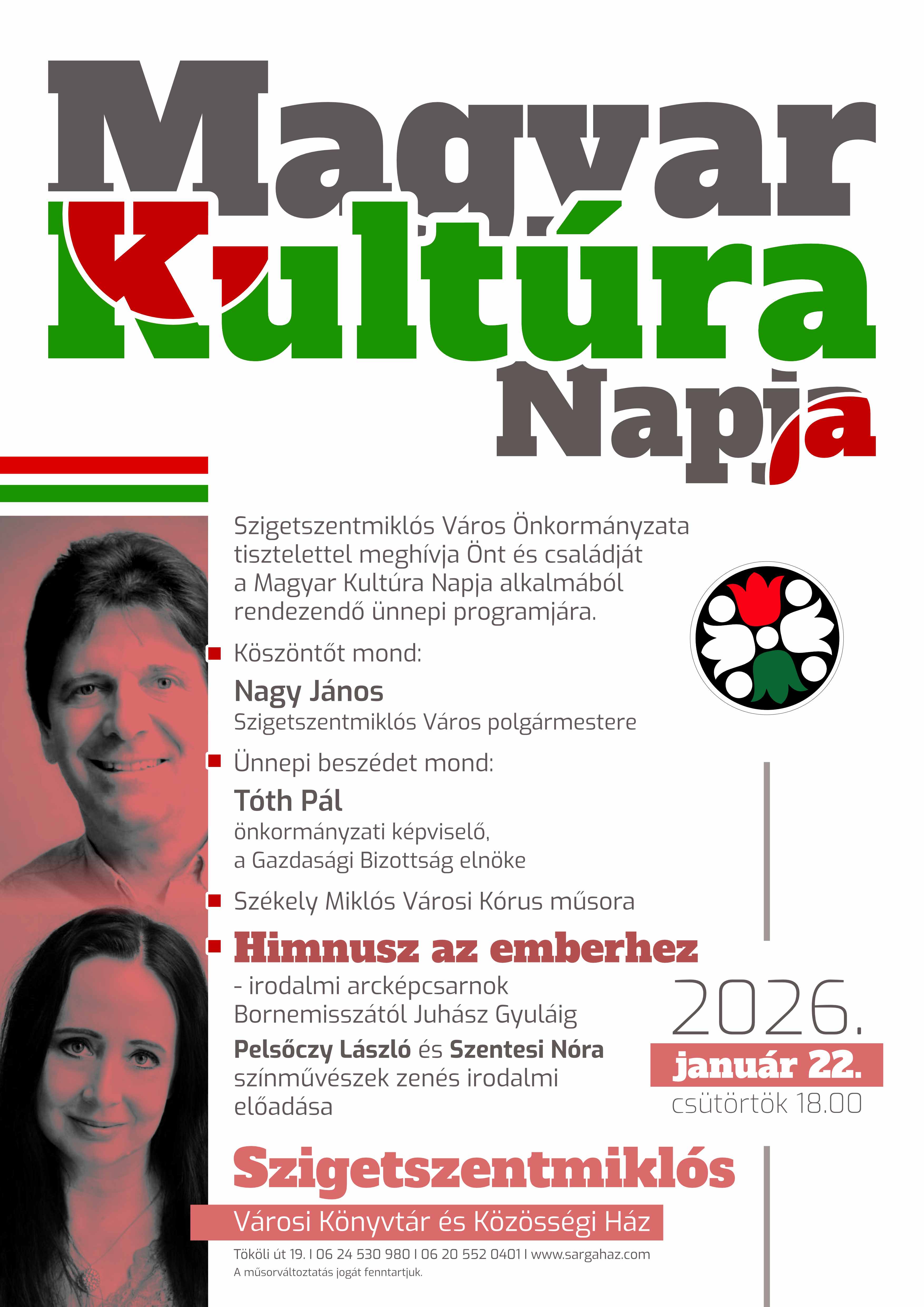 Magyar Kult&uacute;ra Napja plak&aacute;t