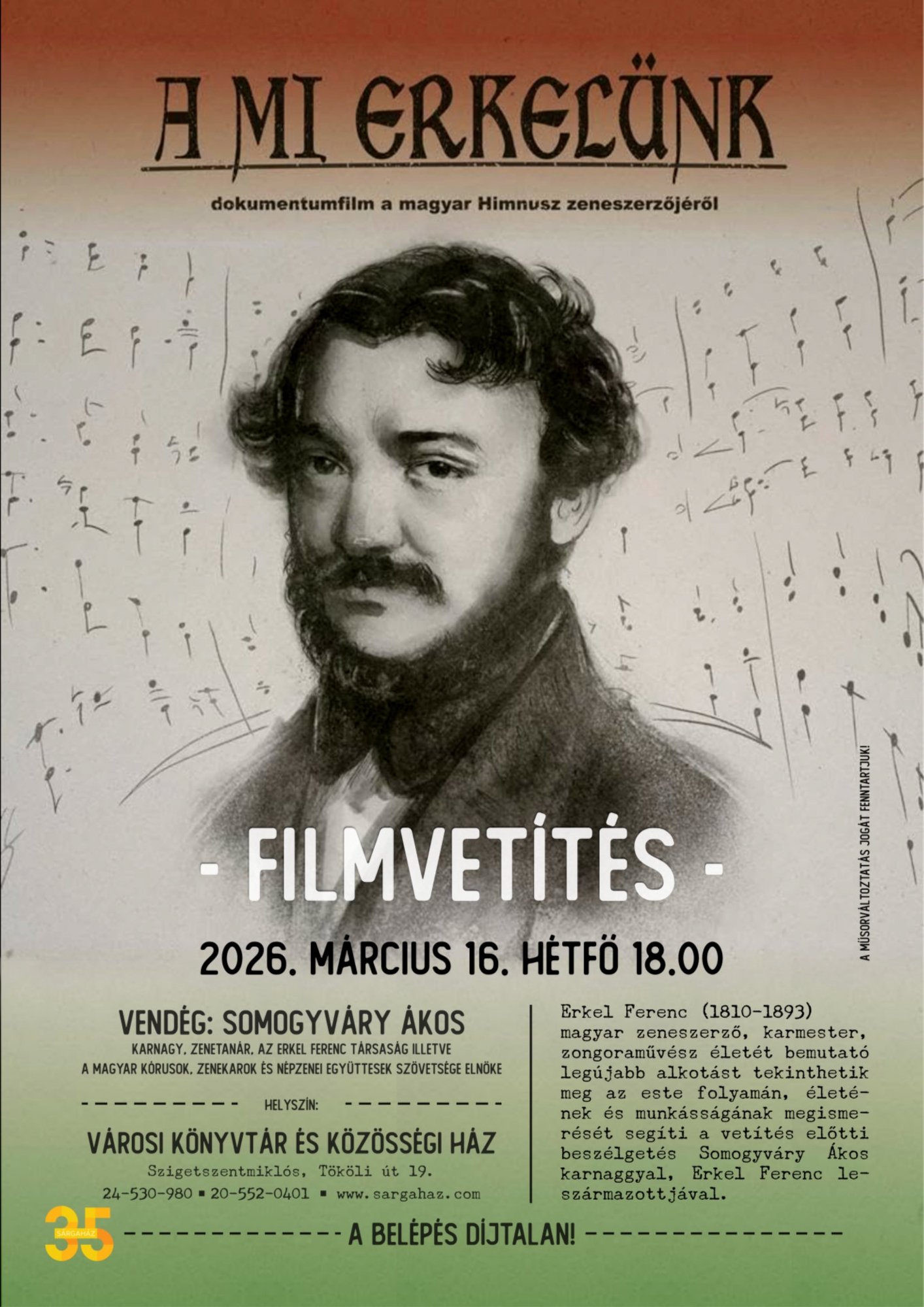 A mi Erkelünk - plakát