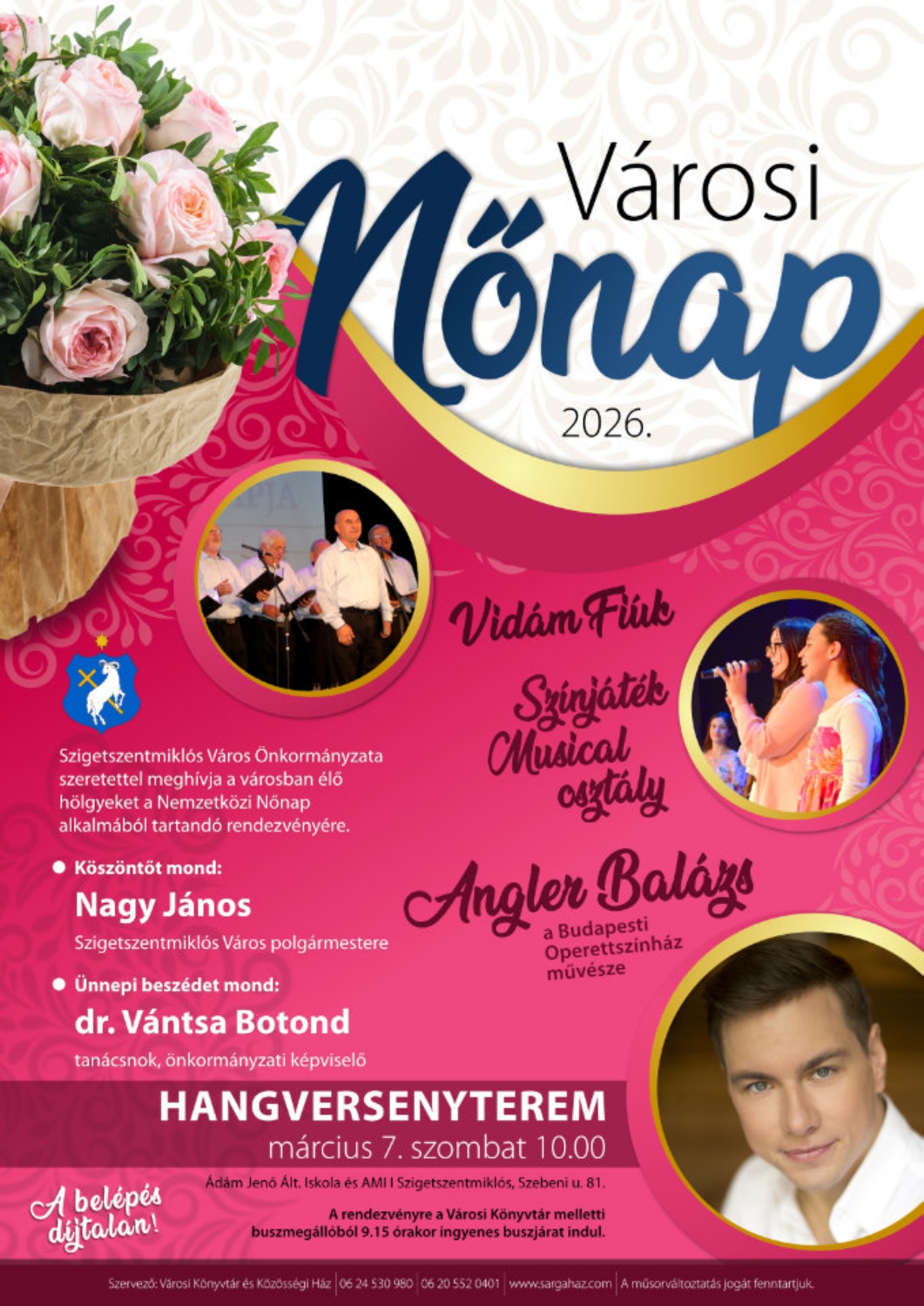 v&aacute;rosi nőnap - plak&aacute;t