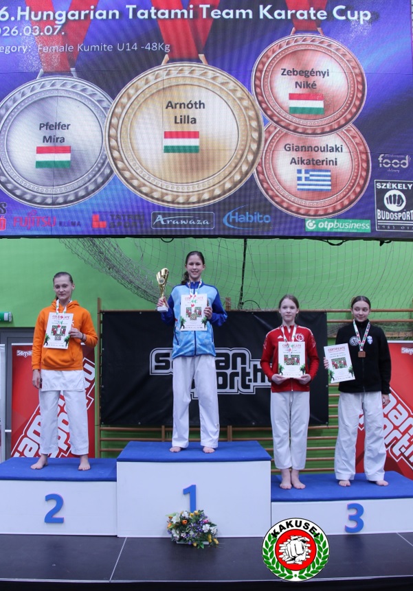 Hungarian Tatami Karate Cup - Eredményesen szerepeltek a Kakusei SE versenyzői