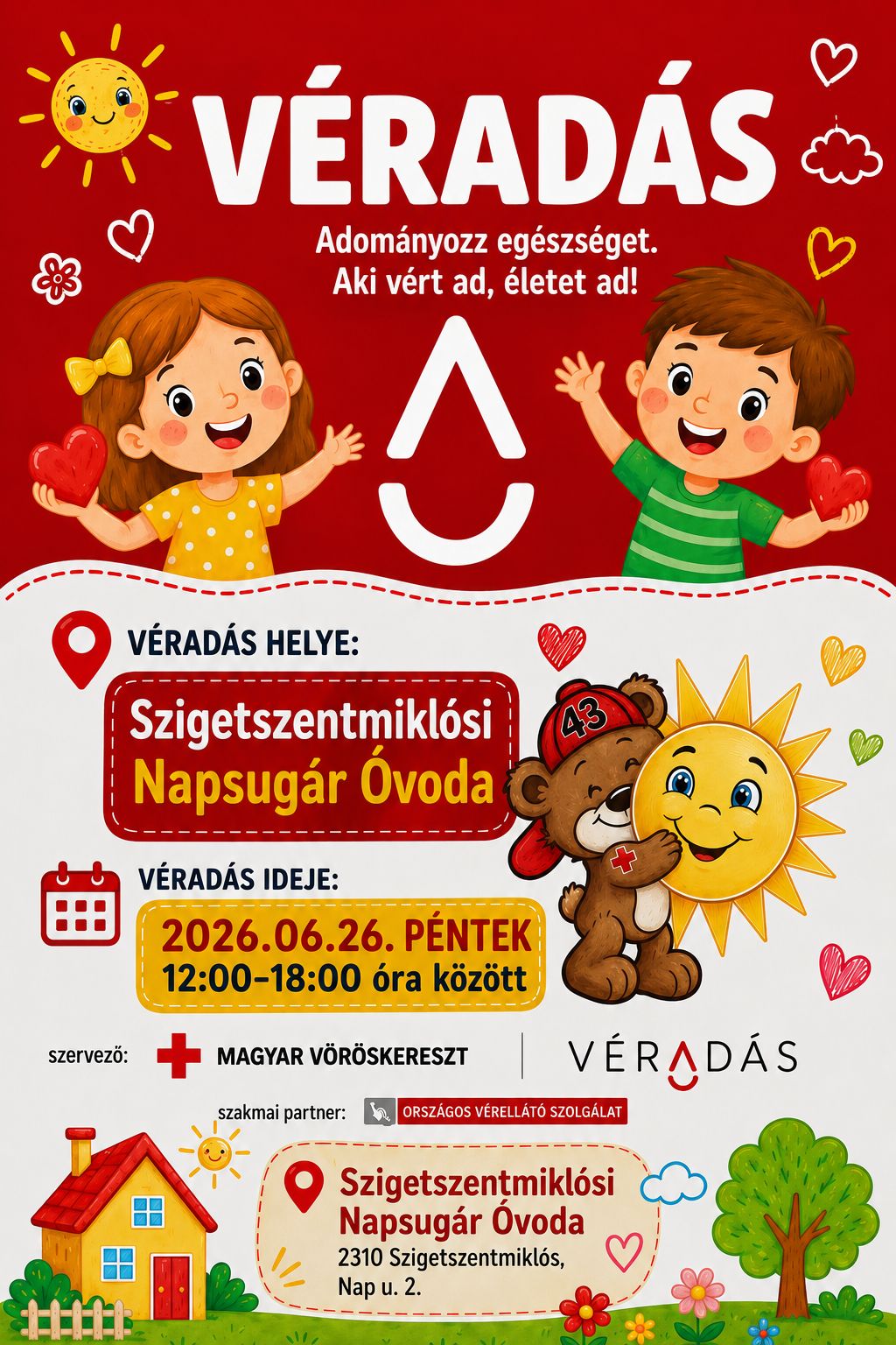 Egy véradás – akár három életet is megmenthet!