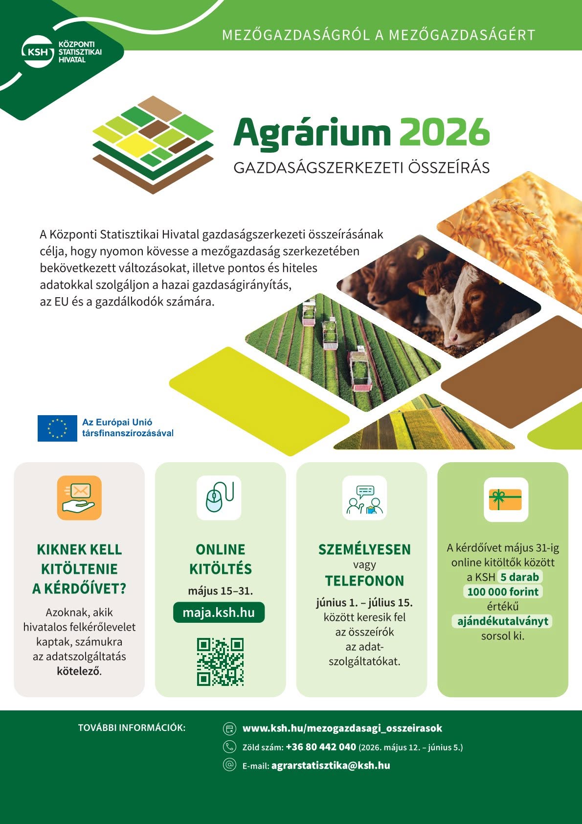 Argárium 2026 - Gazdaságszerkezeti összeírás