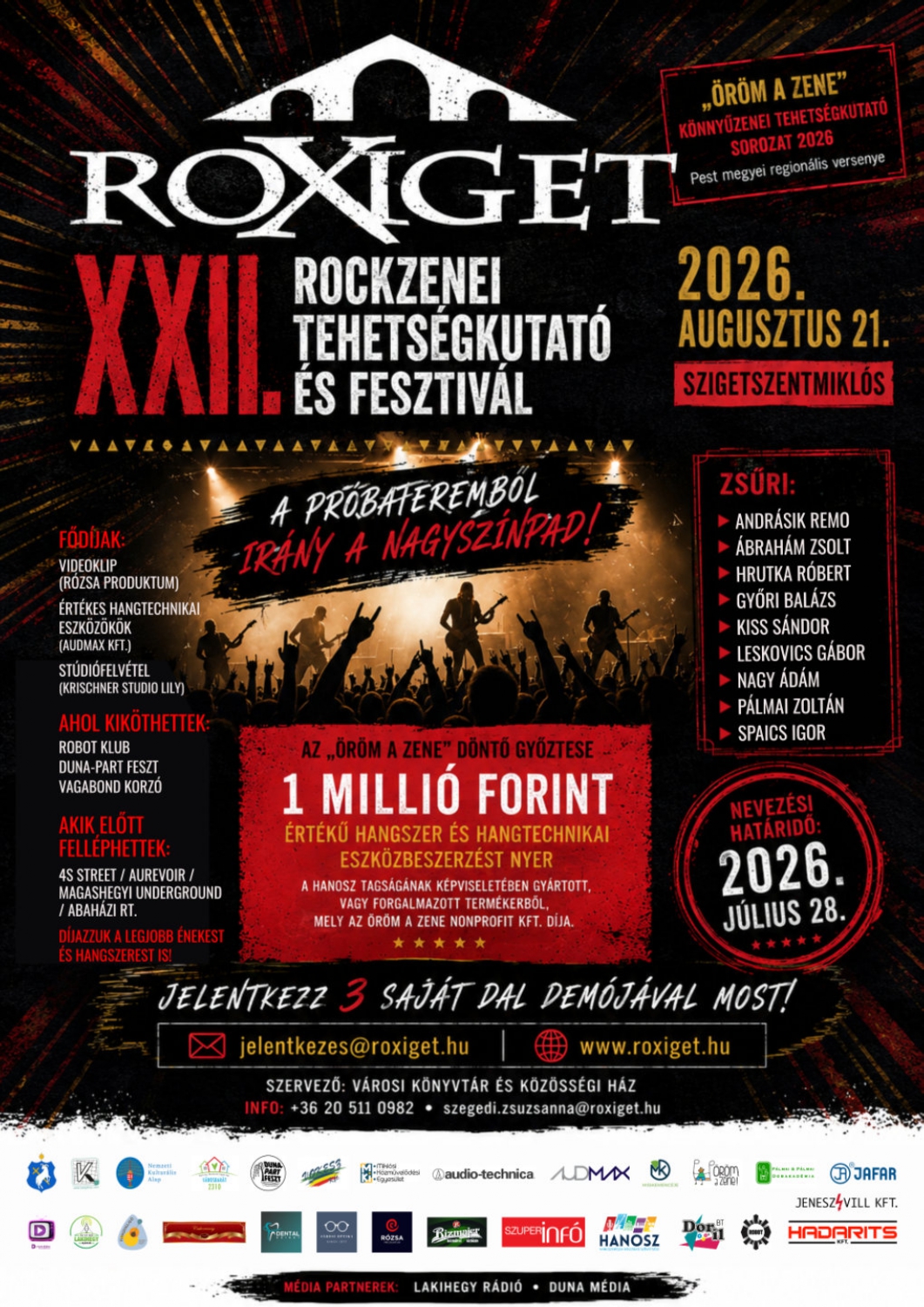 XXII. Roxiget - versenyfelhívás