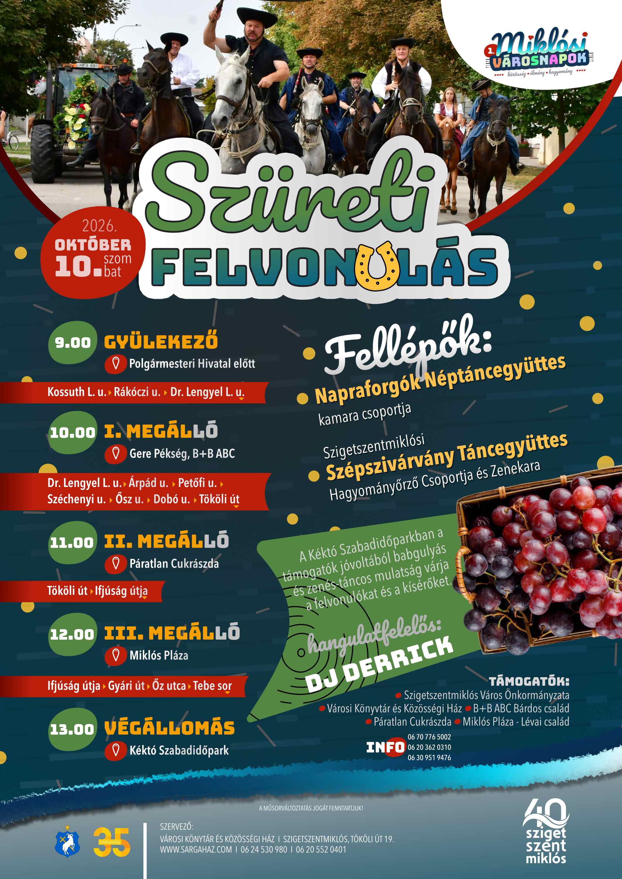 sz&uuml;reti felvonul&aacute;s plak&aacute;t