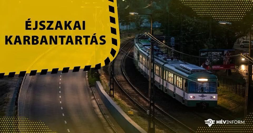 Éjszakai karbantartási munkák a H6-os HÉV vonalán október 14-én és 15-én
