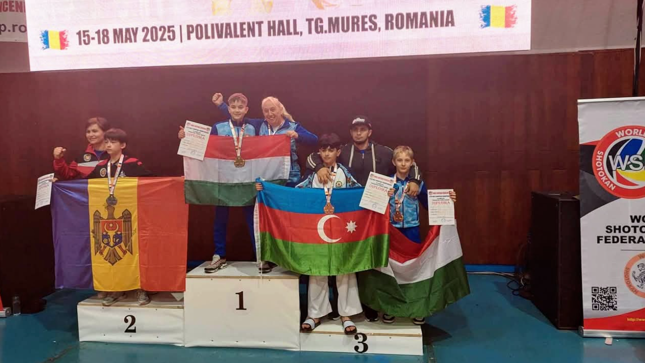 Polgár Dominik arany, Gáspár József bronzérmes!